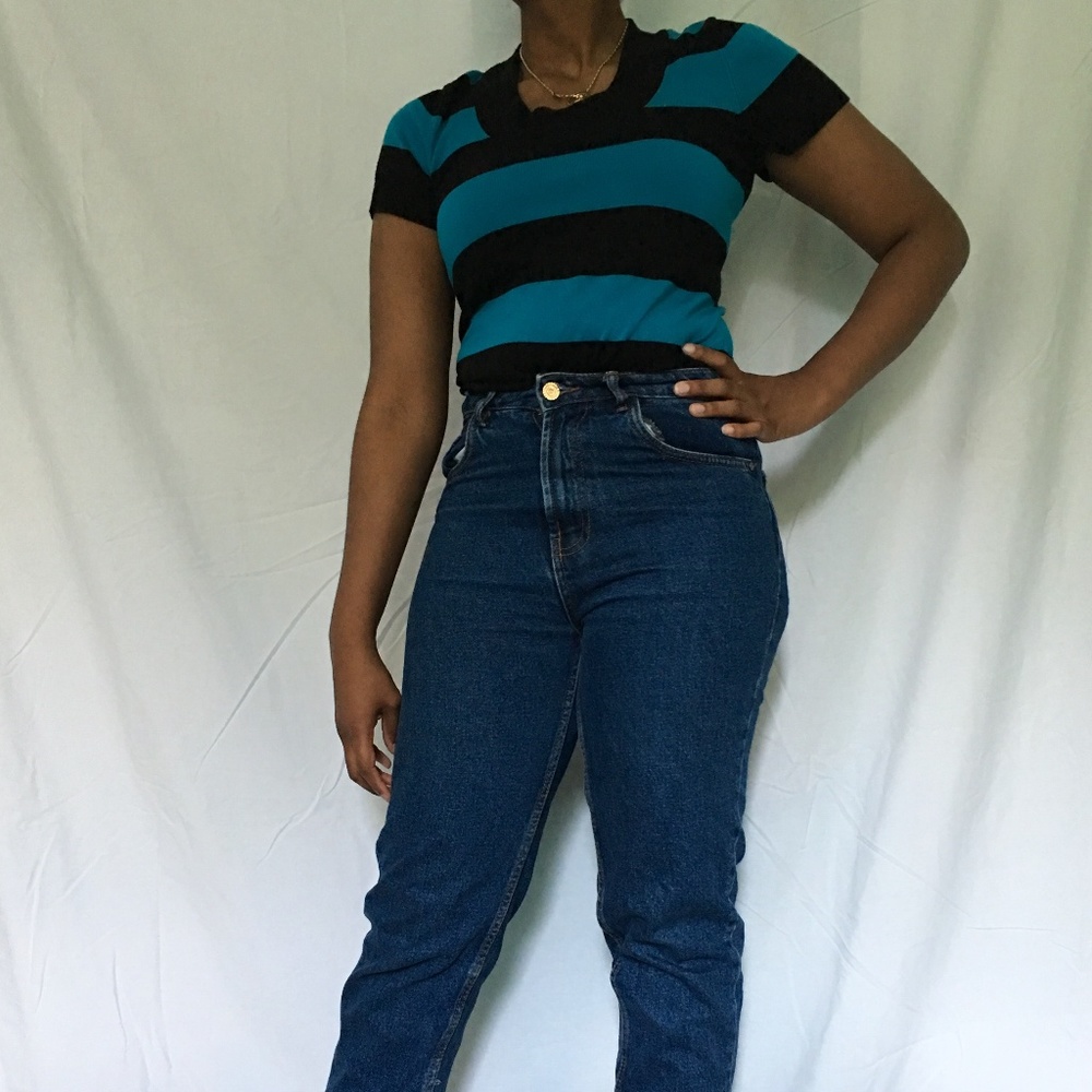 Black and Blue Stripes
